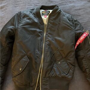 Alpha Industries Classic Black Bomber Jacket